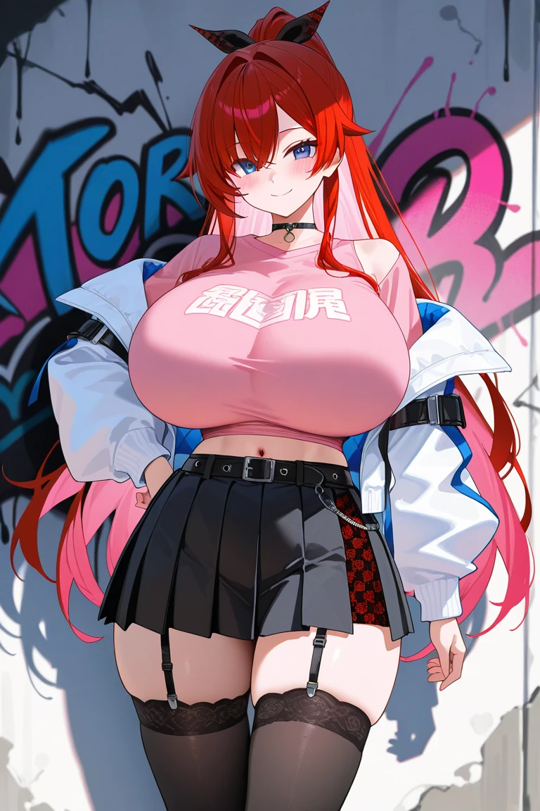 最高masterpiece、high resolution, Large Breasts, Voluminous, messy, light red hair, masterpiece , hd, Head to Chest, Put in your chest、 tooth、Double teeth,, On the bed、Thick thighs、Grinning、Knitted sports bra、Open your mouth、Hooded jacket、Big Breasts、