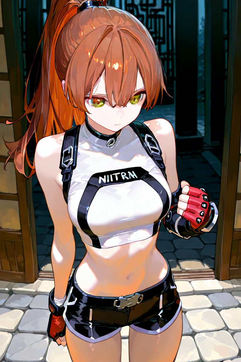 Anime girl with red hair and blue eyes holding a sword, Rias Gremory, High School DXD, Erza Scarlet as a real person, she has red hair, female anime character, Kurisu Makise, screenshot of a 2012 anime, Anime Girl Named Lucy, anime style like Fate/Stay Night, Kurisu Makise Steins Gate Anime with bikini in a beautiful environment