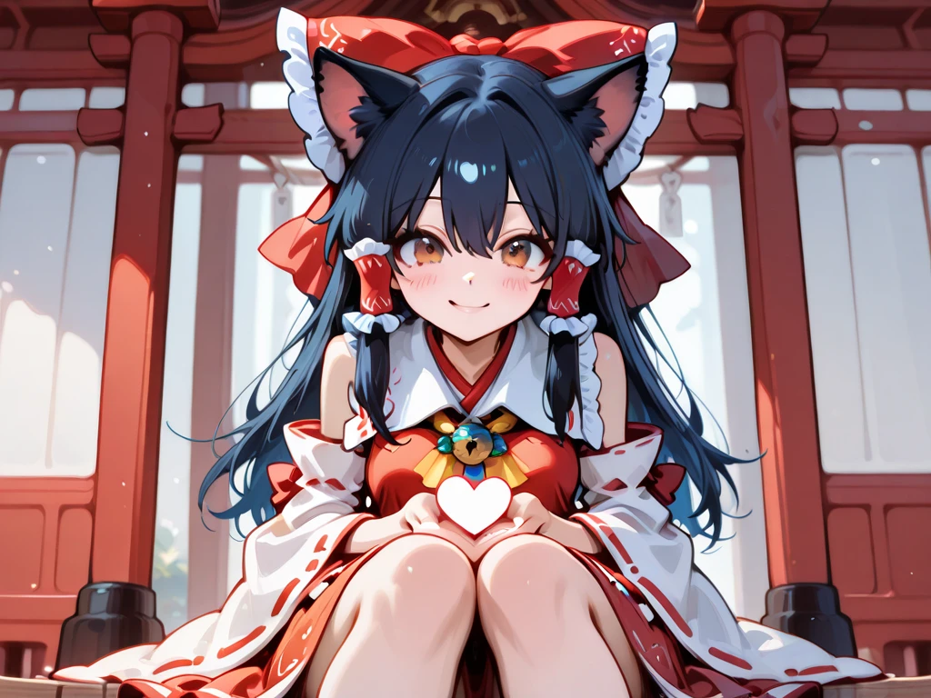 Top Quality, (Cute: 1.1), (Cute), (High Definition: 1.2), Incredibly Fine Illustrations, Cute Girls, Fluffy Girls, Furry Girls, Smiling, Best Quality, High Definition, Women, Smile, One Girl, Best Quality, Embarrassing, Animal Tails, ((Solo)), (Naked: 1.4), Animal Eared Girls, (Heart-shaped Pupils: 1.5), ((Full Body Shot) ), ((Japanese clothes))), flying, ptosis, short, (((tiny)))), blush, loincloth,