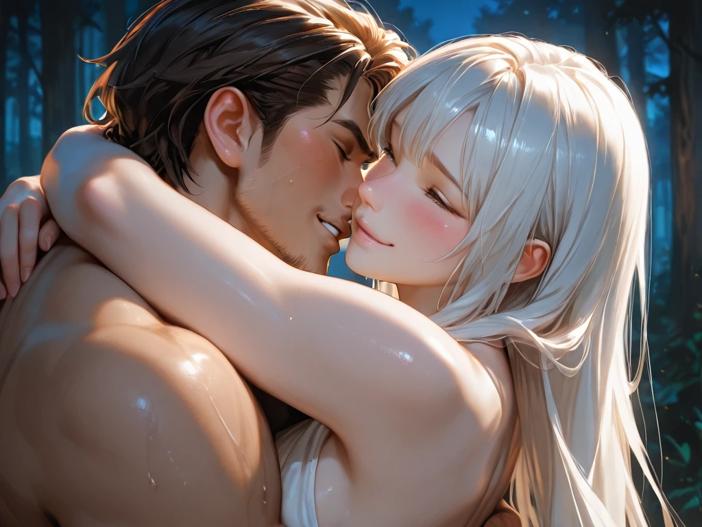 NSFW
characters: (((21-year-old American))).
character behaviour: (((flirtatious and sexy)), ((sexually aroused)).
clothing: ((white lingerie)), ((transparent wet lingerie)).
appearance: (long blond hair), (brown eyes), ((hour-glass young body)), ((ripe breasts)).
location: ((onsen)).
time: ((midnight)), moonlit