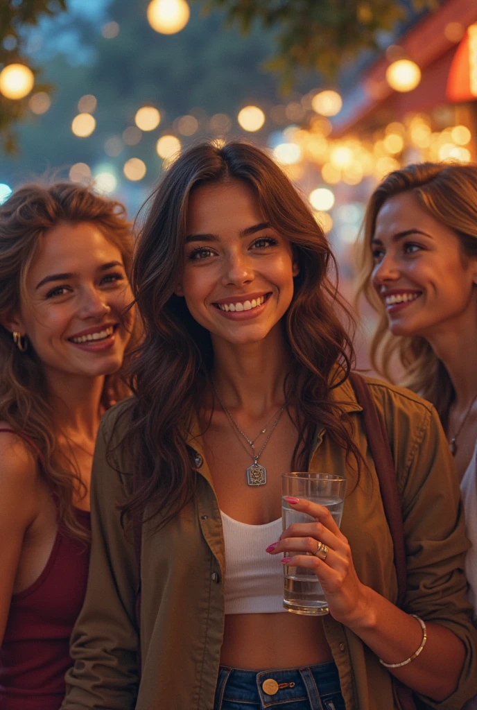 The group of girls

