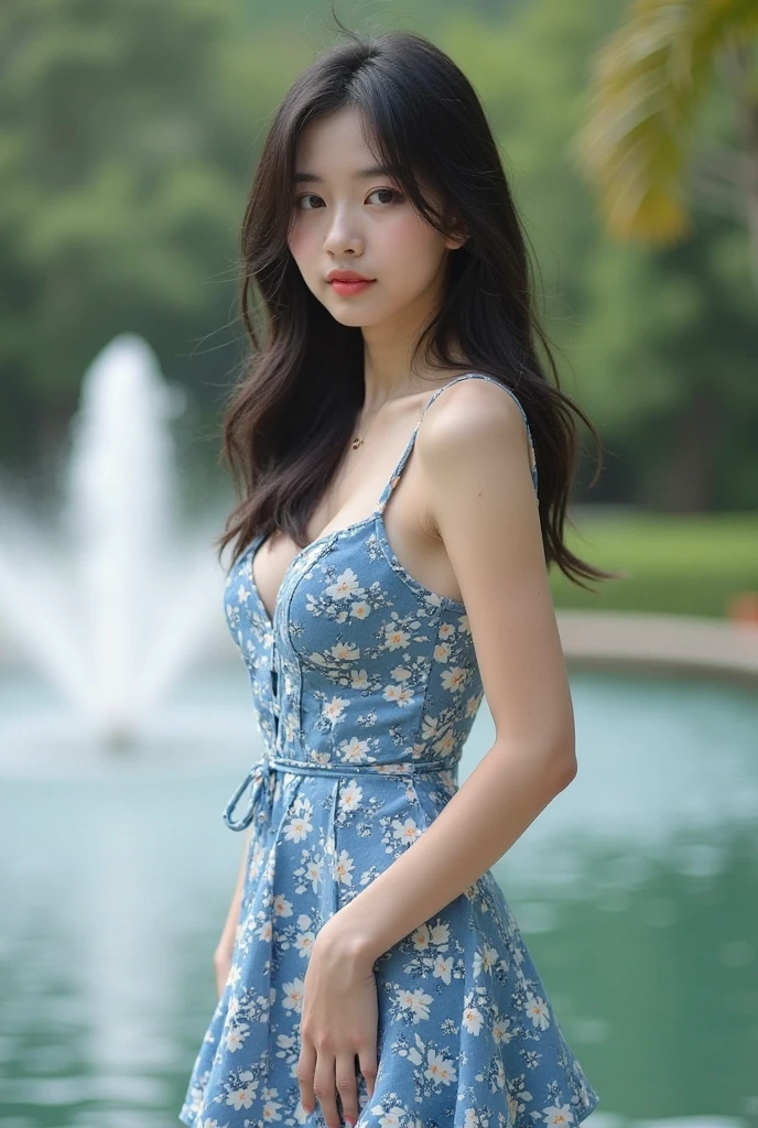 衣服很破,几乎全身裸体,裸体艺术女神,裸体模特,露出乳房!Masterpiece, highest quality, (highly detailed CG Unity 8k wallpaper) (highest quality), (best illustration), (best shadow) nature', sky, clouds, delicate leaf petals falling in the light of the air Tracking, ultra detailed --v6