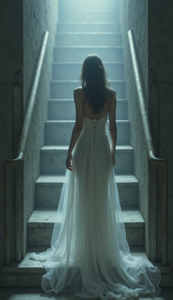 One night, they saw a woman in a flowing white dress standing at the ...
