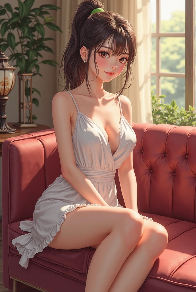 17-year-old female、 Big Breasts、White skin、 Smiling Japanese model、 cute gravure idol、 Young Gravure Idol、 Young and cute gravure idol、 Really cute gravure idol、 Gravure idol with a cute smile、 A sophisticated gravure idol、Mountain hut dining、Apron on bare skin、