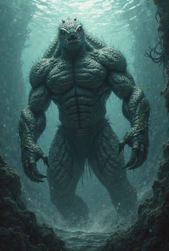 Galom the supreme master of what lies beyond the depths Titan of titans the wrathful sea himself god of shipwrecks and of all that perishes in the sea