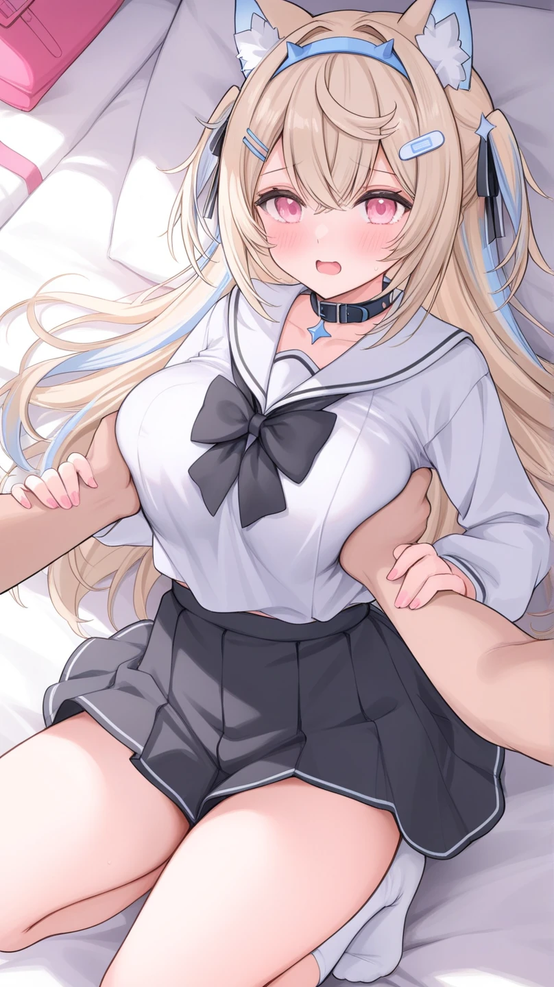 (8K, 最high quality, Tabletop:1.2)、超High resolution、Girl, Detailed face、blue eyes, blonde, Long Hair, Alice in Wonderland、最high quality, High resolution, Very detailed, Detailed Background, Perfect lighting、masterpiece、Best image quality、最high quality、 (cryin)、((Scared)), Most detailed, high quality、(((cry)))、(((missionary, 1boy, penis, lying, vaginale, ass pov, spread legs, Sex, nsfw)))、nose blush、steam、Shiny Hair、Very fine and beautiful bright eyes、Very detailed, clear and beautiful face, Awards, Anatomically correct、((Scared))