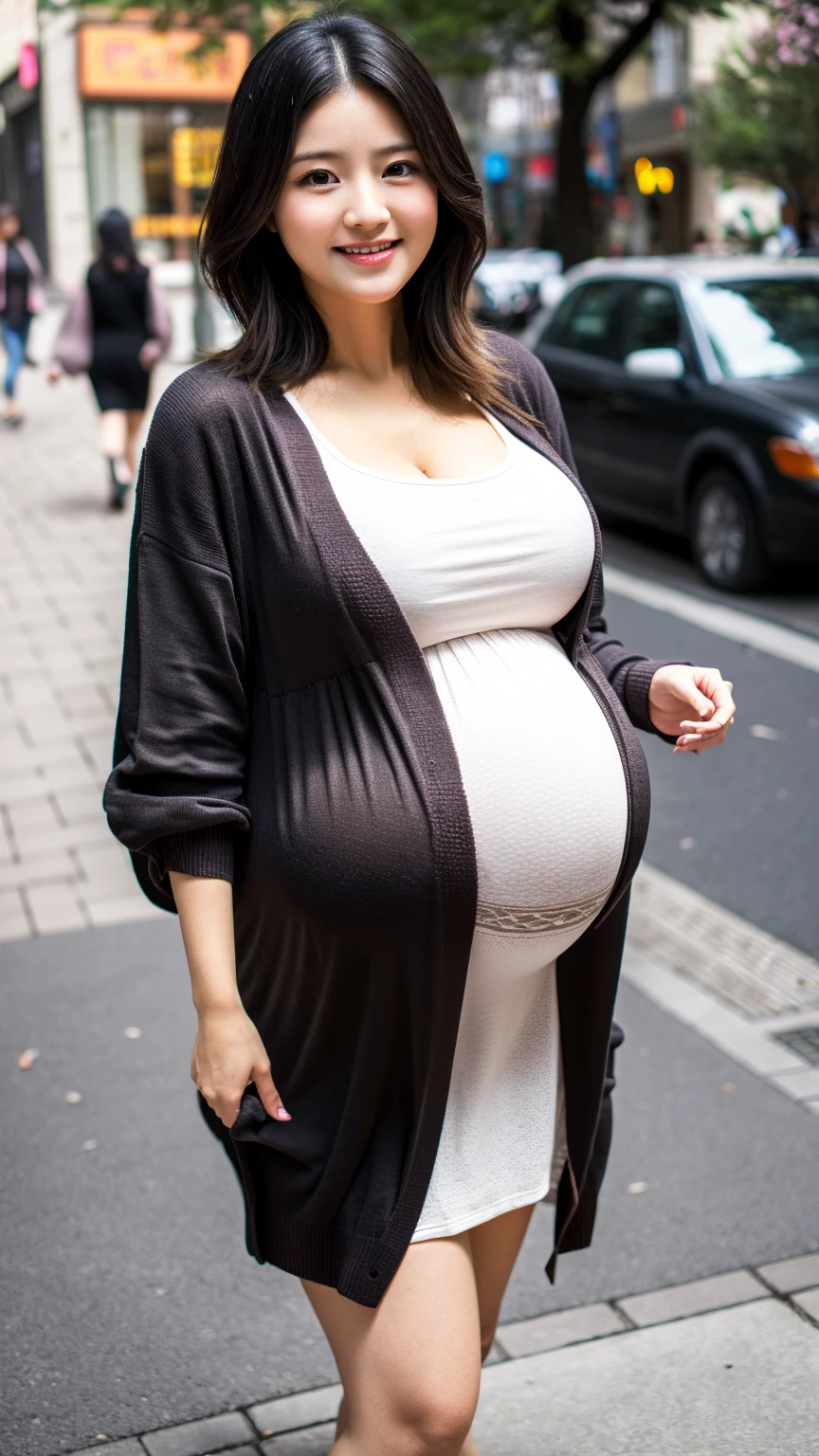 ((20 years old girl)), (wearing maroon jacket, sport tops, sport leggings : 1.4), (in a jogging track), (day time), ((huge pregnant)), (((gigantic size breasts, cleavage))),(sexy), ((hourglass figure)), lipstick, photorealistic, masterpiece, realistic, realism, photorealism, high contrast, photorealistic, 8k HD high definition detailed realistic, detailed, skin texture, hyper detailed, realistic skin texture, best quality, (photorealistic:1.4), high resolution, detailed, raw photo, photo realistic, (high detailed skin:1.2), 8k uhd, dslr, soft lighting, high quality, film grain, Fujifilm XT3), hyper realistic lifelike texture dramatic lighting unreal engine, even, neutral light, key light, bold, bright colours, (dynamic lighting), (soft lighting), ((soft red lipstick)), (natural makeup), ((short ginger hair)), ((glossy skin)), (colorful lighting), (smile: 1.2), (running : 1.4)