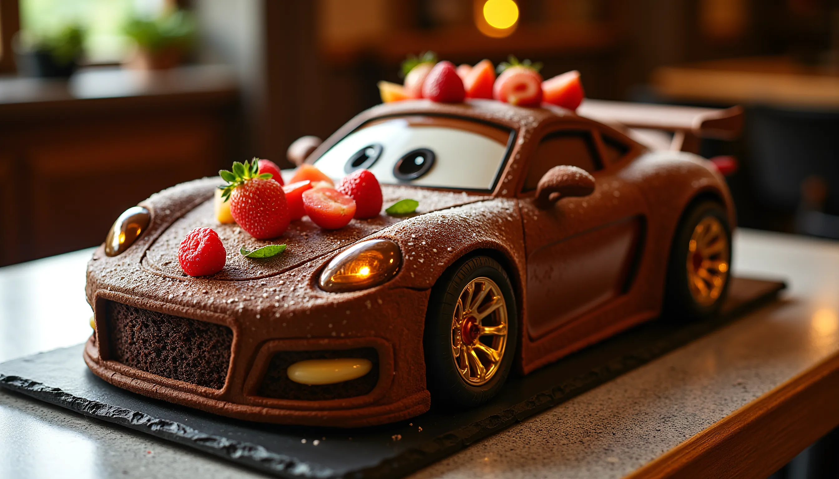 (0619) Cars-themed Cake !
