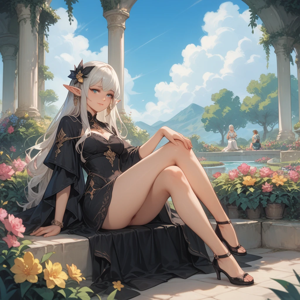 Open your legs、Sitting Woman