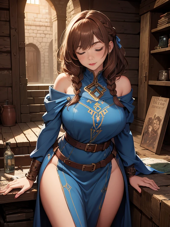 (Human), (high resolution masterpiece), (art by jim lee and joey silvera:1.2), (female pirate:1.2), (ebony), woman captain, (sweatyskin :1.2), wearing a (off shoulders dress:1.1), (french braid), (suggestive pose), (aroused), (round breasts), (bubble butt), (wide hips:1.1), (slim waist:1.1), (thick thighs:1.1), (detailed face and eyes:1.2), (presenting herself), (in a tavern), (detailed background), (detailed hand and finger:1.2), (medium breasts:1.2), (busty), (deep cleavage:1.2), (labia outline:1.3), (hard teat:1.3).