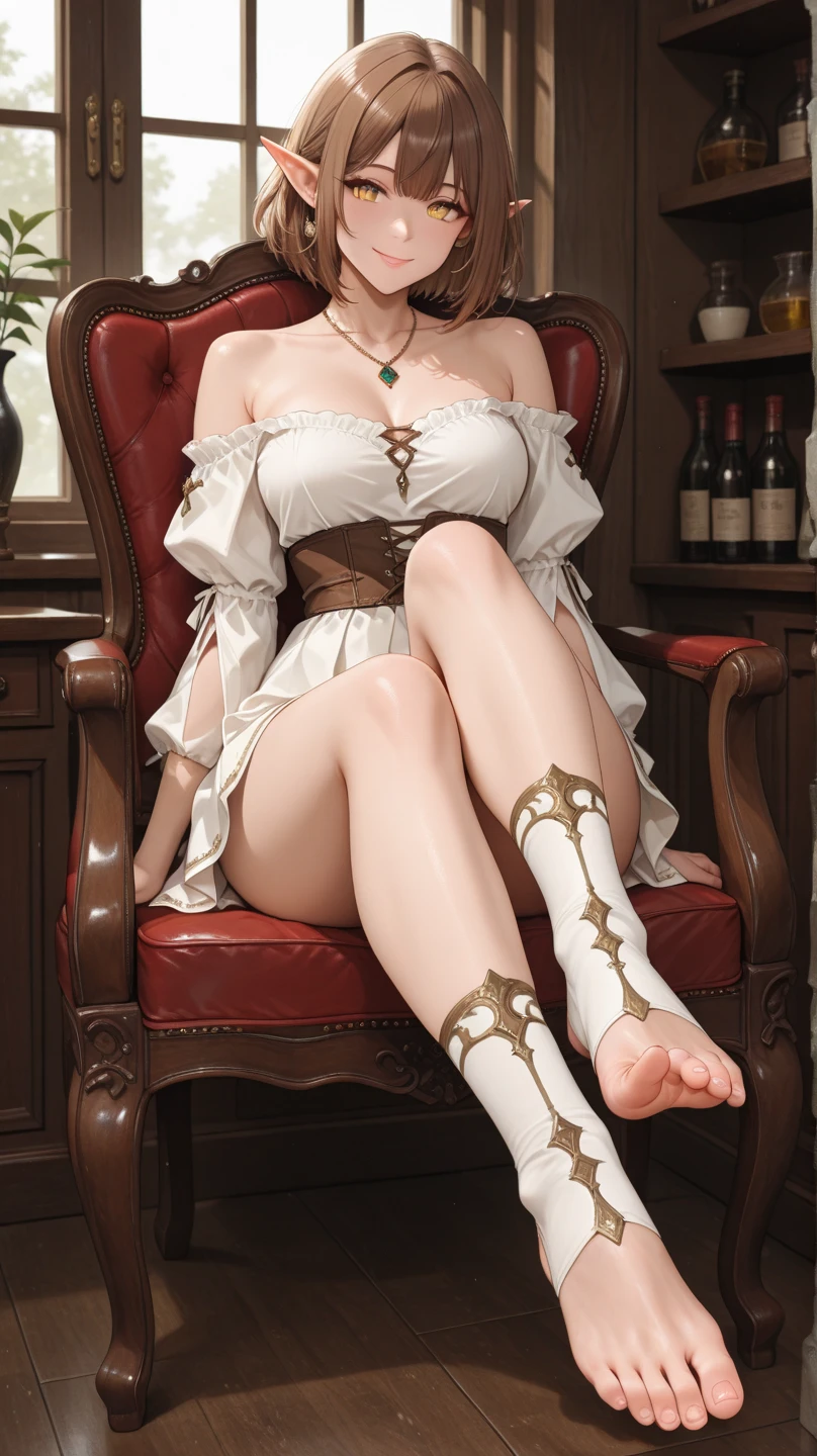 Emma Watson,Raised sexy,Long legs,your jade feet,white stockings,Bare lace all over,White knee-length socks,Sit on the throne,Realistic red stockings,Domineering expression
