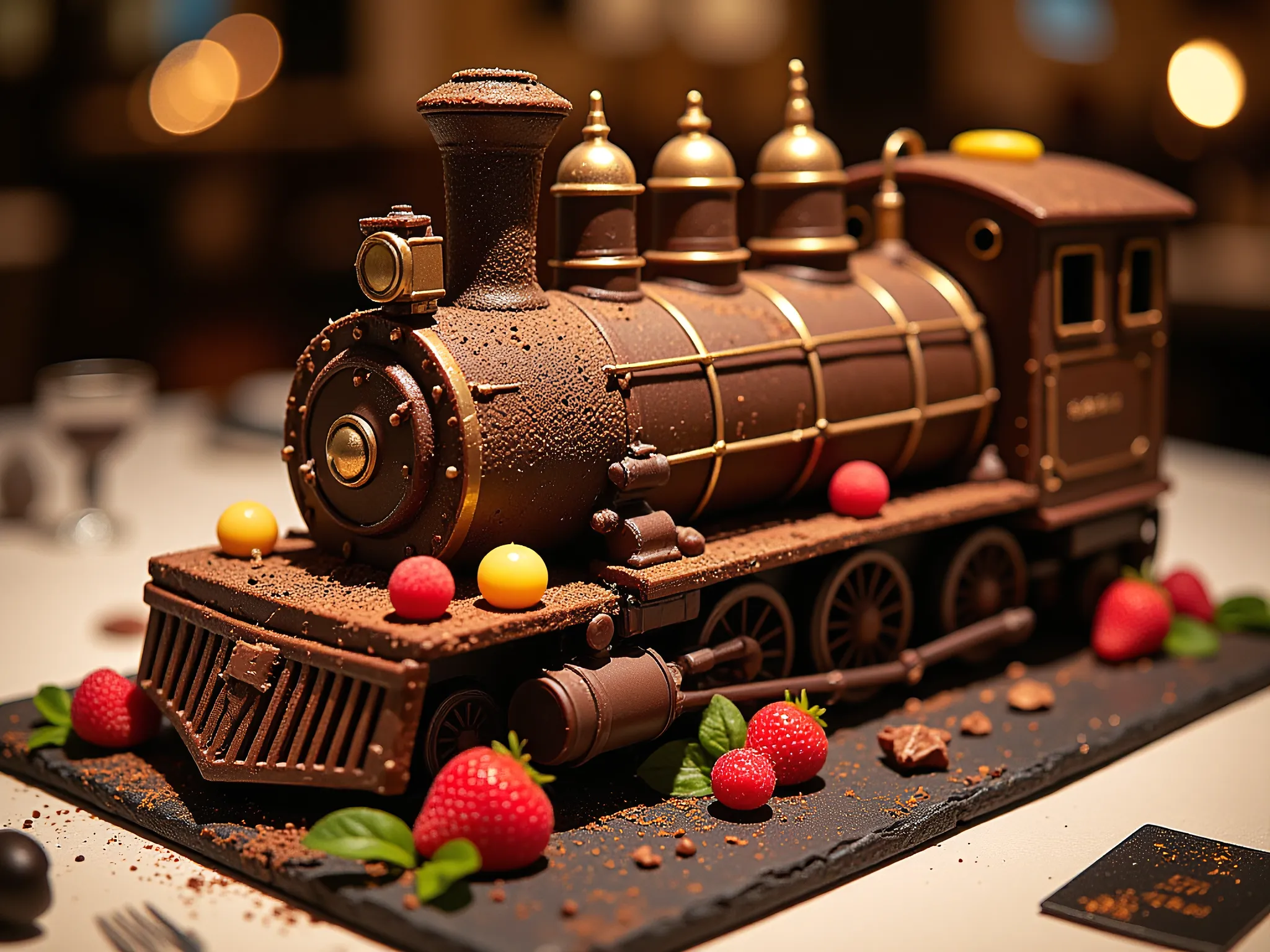 (0619) 🍫Chocolate Train Cake!