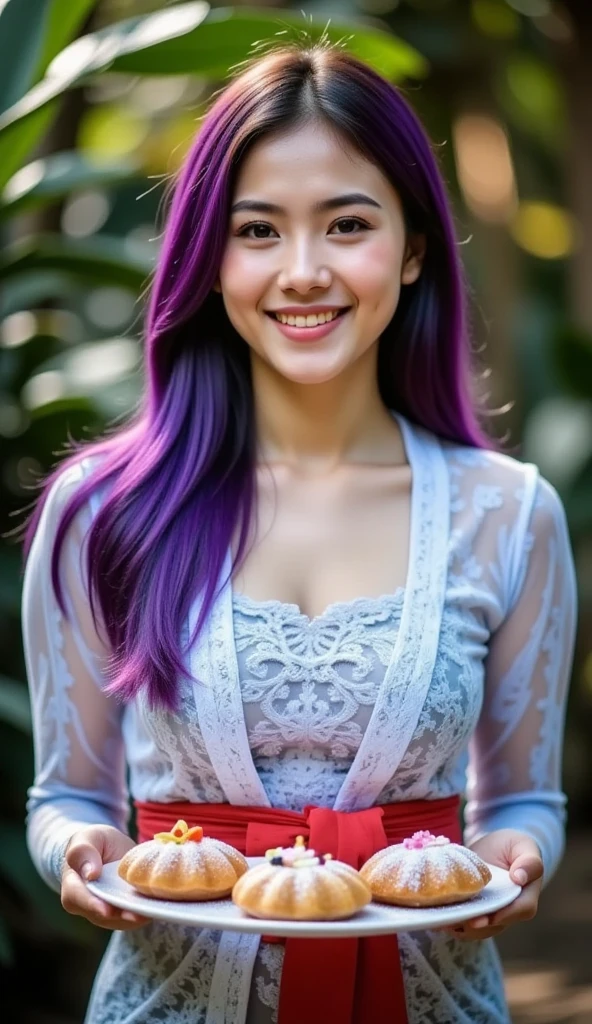 One Girl, Purple eyes, alone, sunglasses,(( Purple Hair)), Wear glasses on your head, View your audience, smile, 耳Nipple Ring, gem, Turn back, With bangs, Close the top of the mouth, Star Kafka,, Shiny, Glowing Skin, Mature Woman,Kitagawa Uyudo house style, Young woman anime visual,Focus on the face: Delicate and beautiful face, High Ponytail,city,Outdoor,stand up,Long legs,Mature Woman,Busty Wife,Married women,Mature Woman,office lady,(masterpiece), (Highest quality), (Very detailed),(Disheveled Hair),Huge ,Stiletto heels,slender and tall,Exquisite detail,Paws are delicate