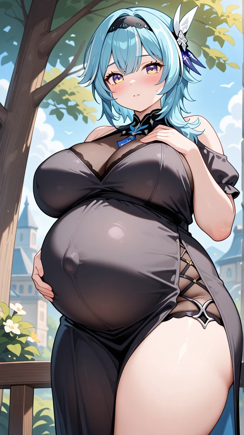 (best quality), best illustration, intricate details, ultra detailed, (2D), hair between eyes, splendid illustration, extremely detailed, (sketch), 1girl, (bishoujo:1.3), ((beautiful detailed face)), (pretty_face+round_face), ((beautiful detailed eyes)), (red eyes), transparent eyes, ((gigantic breasts)), (bishoujo:1.3), (perfect face), solo, extremely Detailed CG, pont ears, (extremely beautiful), dynamic angle, (masterpiece:1.2), (eyelashes:1.2), (dark eyelashes:1.1), (eyeliner:1.2), (deep red eyes:1.2), (big eyes:1.2), narrow waist, red lips, parted lips, seductive smile, (bright skin), illustation, very long bangs, (detailed shading), (sweaty, dripping sweat) looking at viewer, silver hair, very long hair, messi hair, braids, (huge breasts:1.4, cameltoe), (very tight micro bikini, see through micro bikini, nude), (((see through clothes, revealing negligee, nude))), erotic, sexy, crop top, huge ass, thick thighs, inside, detailed gothic room, lying on the bed, busty, sexy, underboobs, ((skinny busty boobs)), ((glossy shiny underboobs)), (so and busty), ((nipple bulge, masturbation, embarrassed, corneo, cum on breasts, cum on body)), ((huge pregnant :1.6, round belly :1.3))