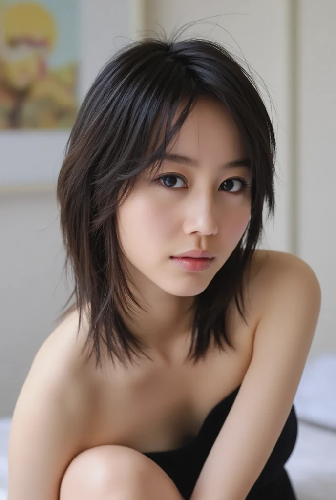 Browsing Caution, ( Highest quality, Realistic:1.4), (Glowing Skin), (Hmph, 8k wallpaper, High resolution), Perfect Anatomy, Cinema Lighting, Physically Based Rendering, Awards, Highly detailed skin, Highly detailed face, Beautiful eyes in every detail, Carl Zeiss 85mm F/1.4, Lie comfortably in bed, She is a very cute 25-year-old office lady.........., (Pink wavy medium long hair(With bangs)), 豊満なchest, View from below, (Completely naked:1.5), (Dカップのchest:1.5), (short hair:1.5), (Face of ecstasy),(((In cowgirl style))), ((Top Girl)),((Completely naked without bra)), ((experience an orgasm)),(((Completely nakedで))),((Spread your legs wide)),((Asian Beauty)),((With an ecstatic look)),((Upper Body(chest)play)),(((Place your arms behind your back、Spread your legs in an M shape))),((whole body、So you can see all the way to your toes))