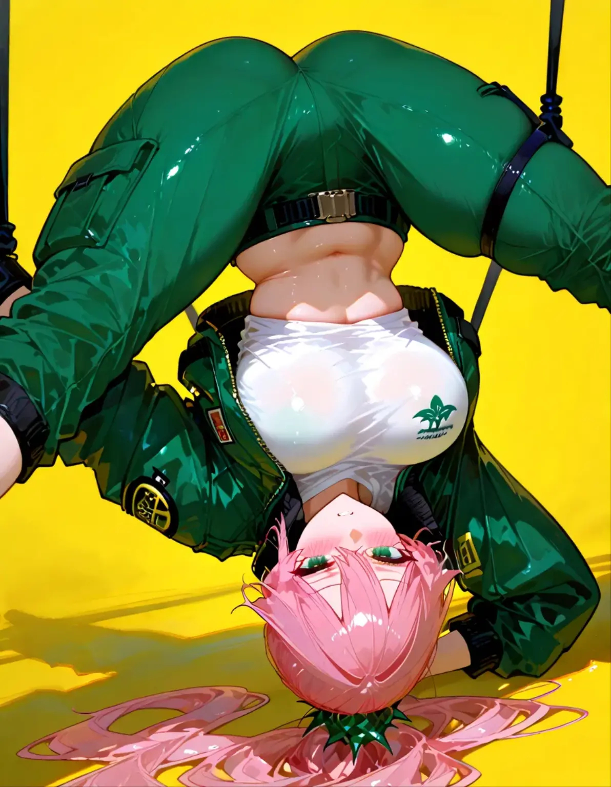 (masterpiece,Highest Resolution,4K High Resolution,Crisp image quality,Ultra HD,Detailed Hair)(Intense sex scene with a man,Pussy juice sex:1.2)(Cross section of a vagina containing sperm:1.5)1girl,(Getting the audience to watch sex:1.2)Green Hair,,Realistic moans,A large amount of translucent sperm,((Realistic vaginal wall internal view))(Big cock sex in pussy)(Little body type:1.2)