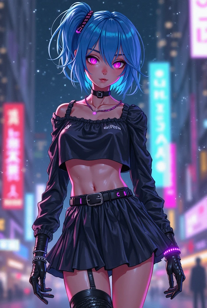 young girl, long turquoise hair, punk haircut, turquoise eyes, scars, punk make-up, leather jacket, Burns, ripped clothes, madness, smirk, Masterpiece, highly quality