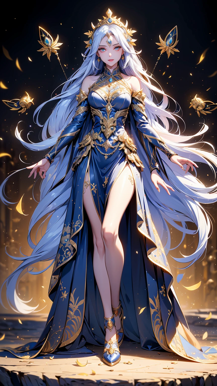 Masterpiece、((Mastepiece))、((Best Quality))、high quality、High definition、High resolution、High detail、(Purgatory Background)、Full Figure、whole body、Lens flare、Ray Tracing、Side light、high qualityなshadow、high qualityなテクスチャ、Detailed texture、Beautiful details、(Beautiful delicate face with details、Detailed beautiful delicate eyes、Perfect Facial Proportions、Detailed skin、Charm、Realistic and colorful)、((Slender beauty)) 、(Intricate detailakeup、Pure Eros Face)、Hair Color、Beautiful bangs、Detailed chest、Large upward-facing breasts、Beautiful feet、Detailed fingertips、Raise your arms、See-through、uniform