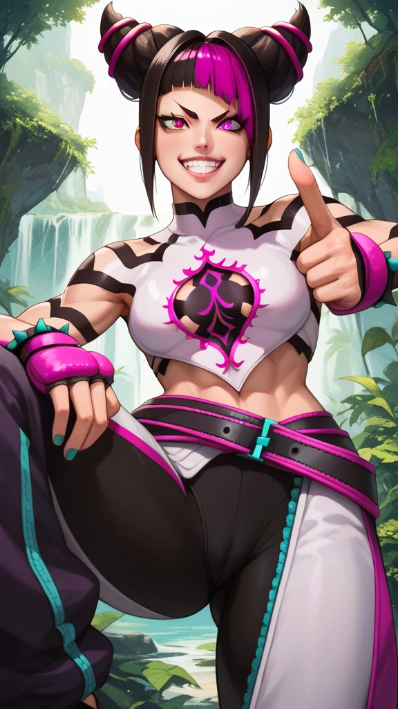 Masterpiece, best quality, absurdres, 1girl, smug, happy, big smile, closed eyes, outdoors, tinas