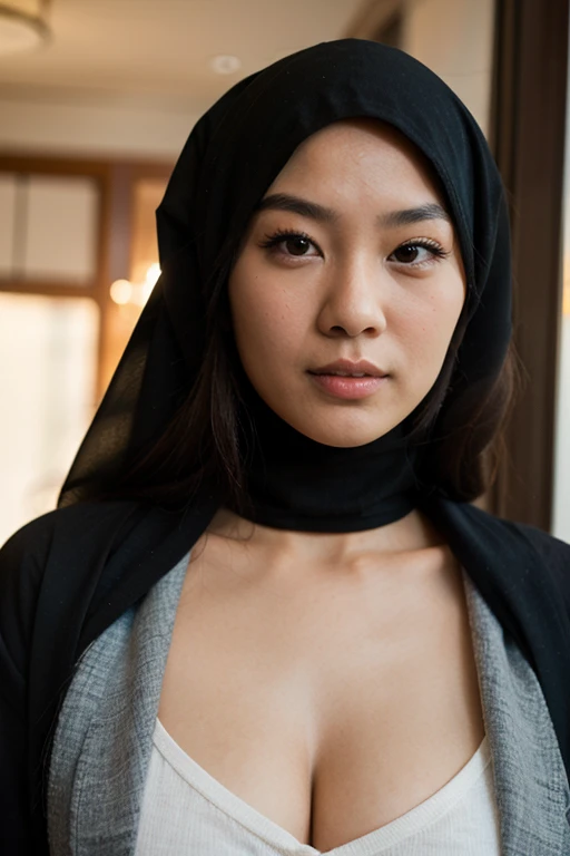 ((Naked Hotpants)), ((Leopard Pattern)), ((Lace V-neck ice silk nightdress)), (((((HALF BODY PORTRAIT))))), ((FLAT CHEST:1.6)), ((Lace)), ((CYNIC FACE EXPRESSION:1.24)), masutepiece, High quality, UHD 32K, Realistic face, Realistic skin feeling , A Japanese Lady, 5 matured lady, , Very cute and baby-like face, (((FLAT CHEST))), (Night time at forest), ((look In front at the camera and SADNESS)), (((CUTE GIRL))), ((PURPLE FLUORESCENT LIPS)), ((Floral Pattern)), dark night background , black forest night, horror scary place, (from behind up), ((((HIJAB STYLISH))), ((GIGANTIC BREASTS))