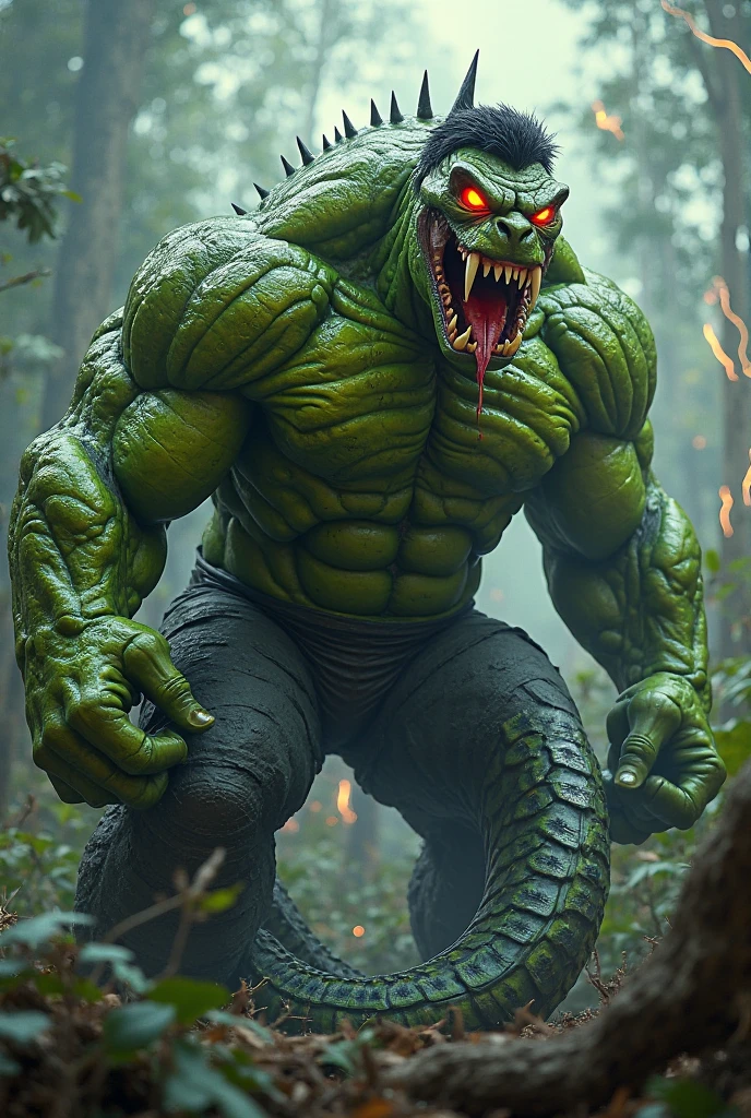 slurping monster、Draw the whole body、いつもBloody、Bloody、Bloody、Best image quality、masterpiece、8k、Cook、strongest、terrible、monster、killer ghost、Wrestler、Musculoskeletal strengthening々、Muscle tissue、Face of Fear、Extreme obesity、carnivorous a plant monster、a plant monster