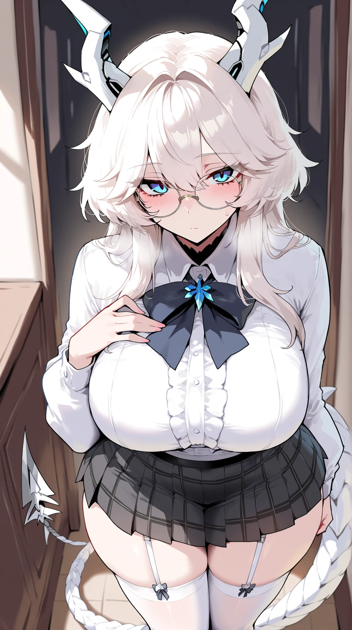 , Pov, paizuri, 1girls,, 1boy, , , paizuri, penis between the breasts, beautiful design outfit, green blue, ,room, pov,sweat, laughing, wet Penis, underboob, stepsister, Emilia goddess, room , cleavage, pubic hair, accessories, looking at the viewer, glasses