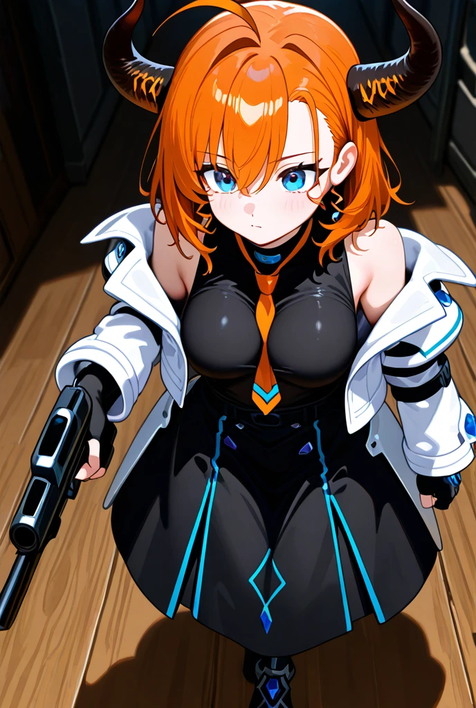 ultra-detailed, Explicit, Beautiful body, Beautiful Nose, Beautiful character design, perfect eyes, perfect face, ultra highres, 4K, beautiful legs, perfect legs, Nice hands, Perfect hand, Masterpiece, Best Quality, Highly detailed, illustration, absurdres, perfect anatomy, expressionless, blank eyes, emotionless,corruption, mind control, female combatant, full body, hypnotized, unhappy trance, full body suit, ribbed bodysuit, both arms at side, obey, perfect female body, looking at viewer, hypnosis, hypnoLora, empty eyes, Mind control device, poses, submissive_pose, Slave, standing straight, standing, Fighting Stance, standing at attention, numbersuit, two-tone bodysuit:0.9, blue bodysuit:0.9, light blue bodysuit:0.9, 1girl, solo, hair ornaments, TOPSPD, TWIN BRAIDS, long hair, orange hair, blue eyes, medium breast, witch hat, apocalyptic background, multiple girls, multiple boys, battle, crowd, blood splatter, fleeing, grabbing, running, foreshortening, attack, fighting, blood on clothes, blood on face