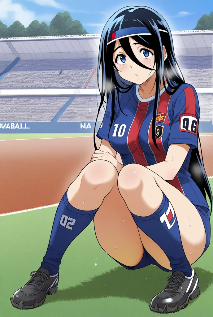 Fresco、White and blue volleyball uniforms、Tight white and blue shorts、Tampo branco e azul sem mangas、Mulher 1,stadium、Um cabelo escuro、cabelo para cima、Hair collection、cabelo curto、bem musculoso、Corpo brilhando com suor、Glamouroso、Pulseiras、Dramatic Writing、tiro completo、Glamouroso、corpo longo、Cinematic lighting、Rosto bonito、Um sexy、olhos cinzentos、modelo de tiro、Corpo humano inteiro、tiro completo、Meias curtas、white sneakers、Japoneses、dezesseis anos、Fresco、Eu vejo cuecas、standing pose、Hands folded behind the back、pernas grossas、pele negra、Fresco、pele bronzeada、Tsuriformes、Sobrancelhas irritadas、blush vermelho、Numbered volleyball competition uniforms、Coxas voluptuosas、playing volleyball、TIRO DE CORPO INTEIRO、bumbum bonito、Torcedores negros de joelhos e cotovelos、standing pose、POV de baixo、Encare de frente