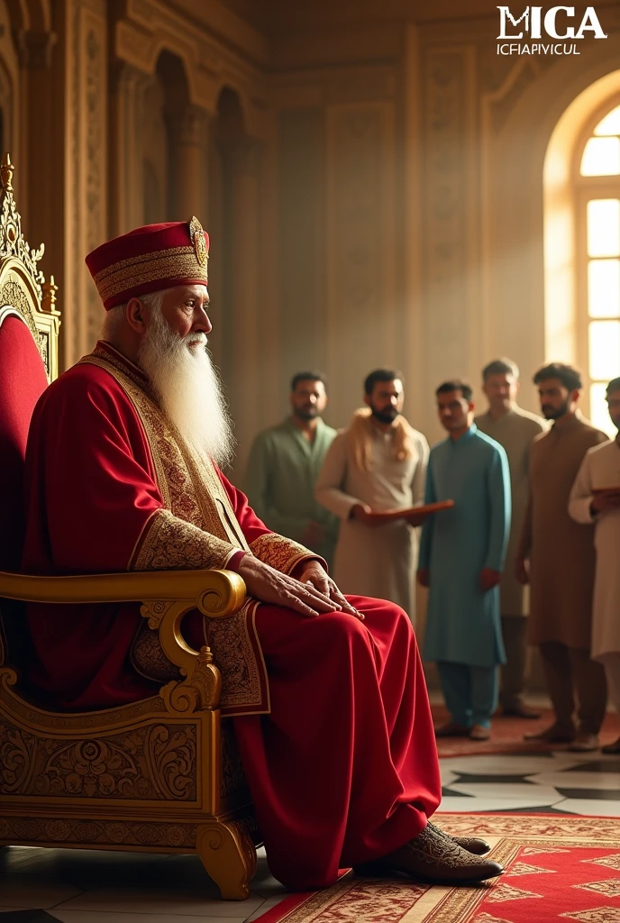 A Muslim prophet happy with his 18 wives
