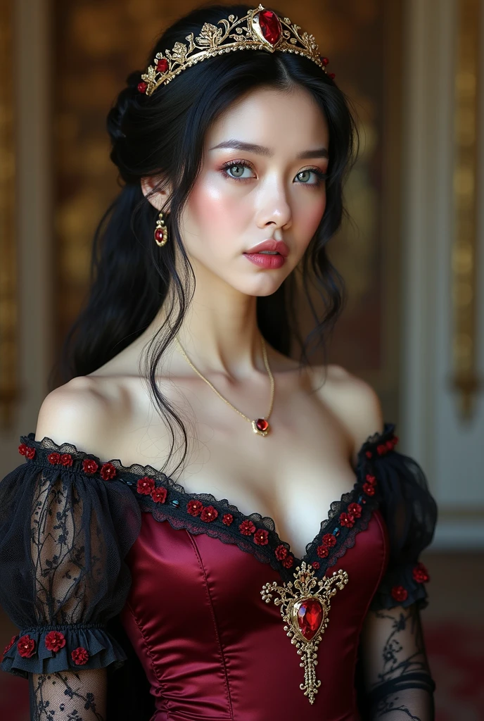 18 year old woman being the devil in 19th century clothing
