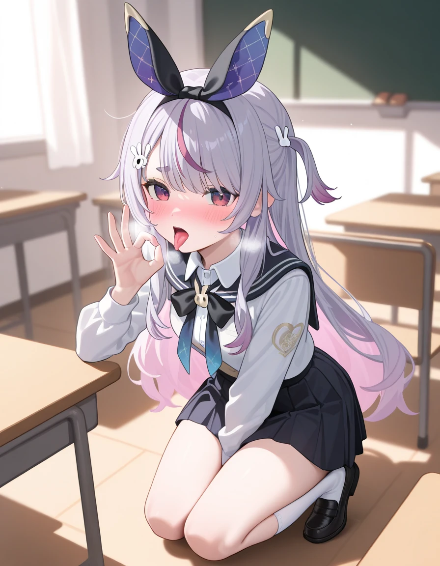 NSFW,Hololive,Star Town Suisei,female teacher,Tight Skirt,pantyhose,locker room,(Perfect hands),(Perfect Anatomy),(masterpiece),(highest quality)