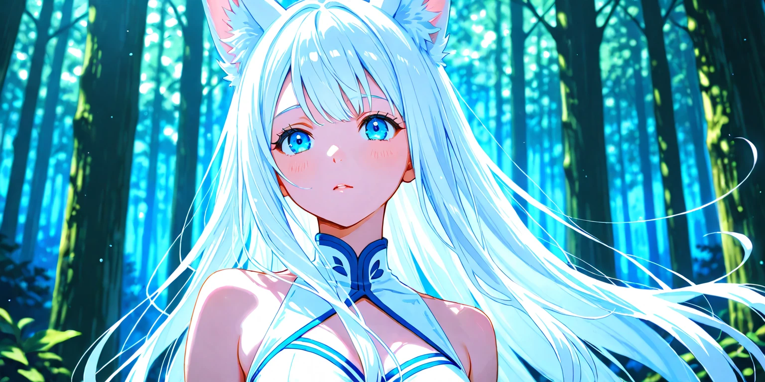 Prinzessin Mononoke , Character San Studio Ghibli princess mononoke, wolves, sexy posing , smiling , big tits