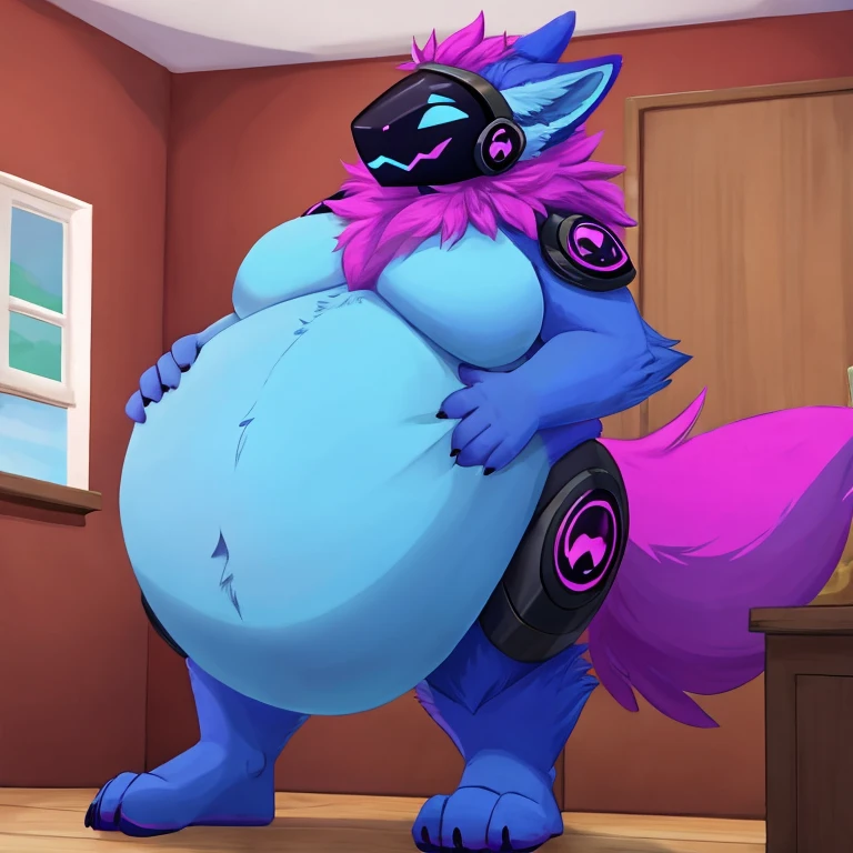 ((masterpiece)), ((8k)), ((SFW)), ((uploaded on e621)), (by slugbox), (by bonifasko), (by cervina7), (by null-ghost), (high resolution), ((Anime-ish high quality)), (best quality), (super fine illustration), (highly details), ((Machgaogamon)), ((black eyewear on head)) ((fluffy dog)), ((Female)), (anatomically correct), ((pawpads:1.4)), (five fingers), ((tuft)), (fluffy fur)), ((fluffy fur body:1.3)), ((detailed fluffy fur)), (highly detailed face), (detailed hands), (detailed body), ((detailed eyes)), (big yellow eyes), ((looking at viewer)), ((dynamic angle:1.3)), ((face close-up)), ((crotch focus)), ((furry)), Adult, ((gigantic breasts:1.8)), ((sagging breasts)), navel, cleavage, Sexy, ((huge muscular female:1.3)), ((muscular figure)), ((massive and strong body)), ((veins:1.6)), ((veiny muscles)), (veiny arms), (veiny legs), ((wide waist:1.4)), ((muscular arms)), ((muscular legs)), ((abdominal muscles:1.6)), (Oblique muscle), serratus anterior muscle, ((thick thighs:1.3)), ((wide hip)), ((blush)), (long snout), (big tail), ((fangs)), open mouth, (claws), ((breath visible)), ((sweaty:1.8)), ((sweats dropping:1.8)), ((many scars all over the body:1.8)), ((many scratches all over the body:1.8)), ((a lot of claw marks all over the body:1.8)), ((facial scars:1.6)), ((detailed scars)), ((deep scars)), ((glistening clothing:1.8)), ((fake rabbit ears on head:1.3)), ((black latex)), ((garter belt:1.6)), ((fishnet legwear:1.3)), ((strapless:1.8)), ((black bunny costume:1.8)), ((ribbons:1.3)), ((nipple outline:1.6)), ((pussy outline:1.3)), ((hand on hip:1.6)), ((sexy pose)), ((squatting:1.6)), ((in the casino)), ((neon lights)), ((slot machines)), ((a crowd of furry:1.6)), ((detailed background)), ((cinematic lighting)), ((gorgeous light and shadows)), ((highly detailed background)),