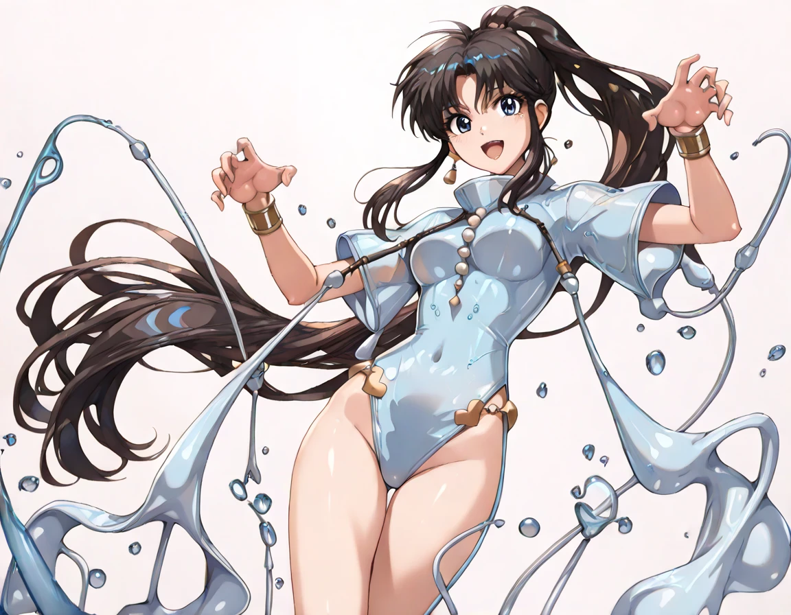 hermaphrodite, Androgynous succubus, In the school, (Wearing Japanese high school uniforms :1.8), (Erection - bulge only in the crotch:1.5 , Feminine physique、Feminine face), (Seductive facial expressions,Poses to seduce) Wet hair, wet costume, (drenched in cloudy liquid:1.5), (8K High Resolution, high-level image quality、high-detail, Wallpaper ), (Perfect face),(liquid-like costume,melted:1.2, Transparent:1.3)、Golden Eyes、(perfect arms, Perfect legs, Perfect fingers, Perfect Anatomy:1.2)、Dynamic Pose, Bewitching smile、long claws、piercings、The tattoo、Ruthless smile、Demon Horns、tusk(Hair color variations、Changes in skin color)、Make your wishes come true