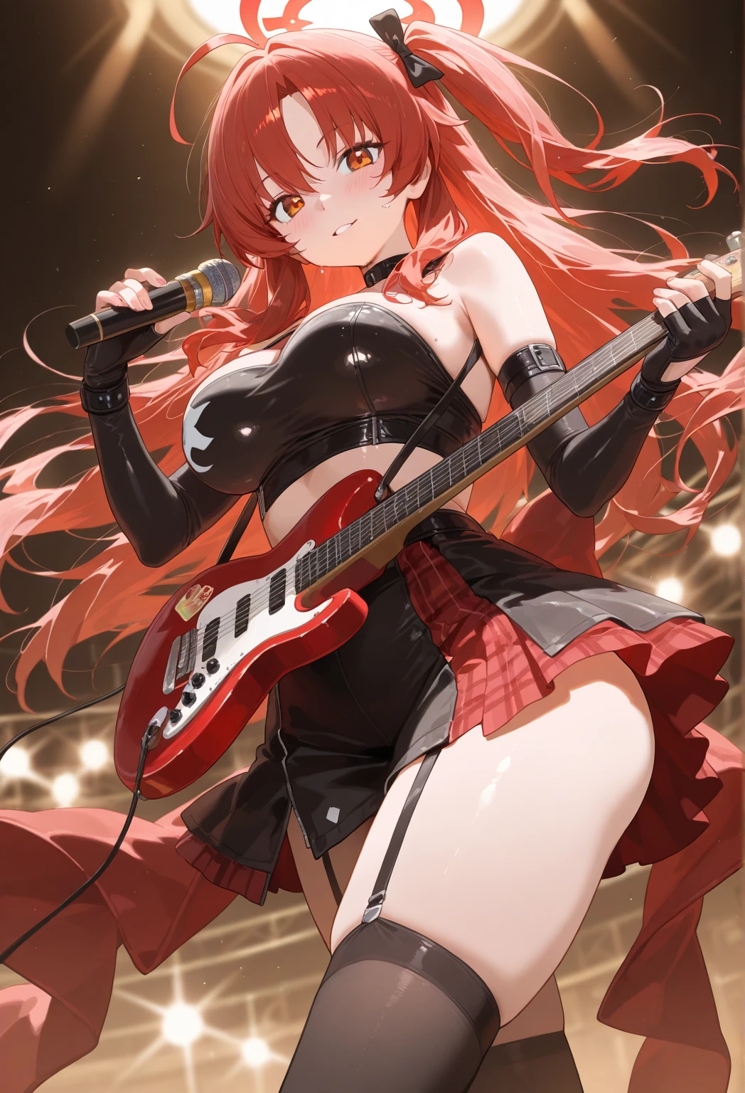 1 girl, of for asss up, body guitar, twister underground, looking at the camera sensualizing, red-haired, very big tits, beatiful pussy