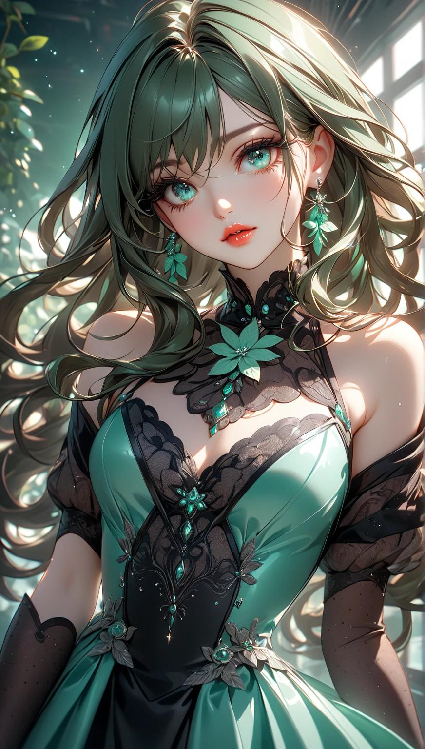 highest quality, ultra high resolution, super detailed, gorgeous, masterpiece, best quality, high resolution finely detailed, extremely beautiful, distinct image, ((identical twins)), two twins, low cut top, dolphin shorts,, ((best quality)) ((best quality)), ((masterpiece)), (detailed), 4k image, anime style, mole under the eye, beautiful young girl, teenage girls, fair white skin, oval shaped face, seductive and sharp facial features, astonishing sex appeal, curly hazel-brown hair, slim, curvy body, green eyes, full lips, medium height, large breasts, short height(150cm), curvy hips and body