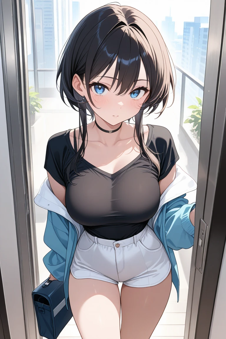 (((ultra detailed, The best quality, 8k, HDR))), ((woman, tight underwear)), cameltoe ((mark))), room