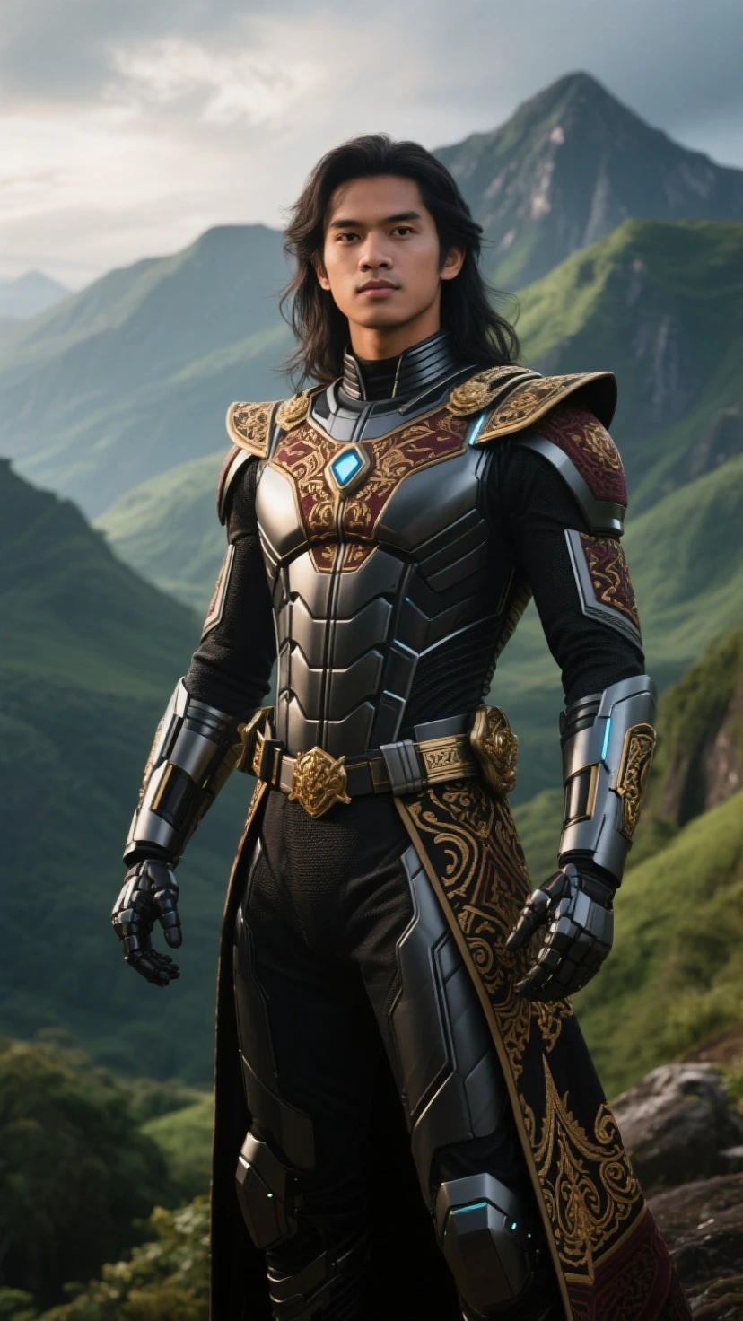 Handsome guy, 25 years old, Asian, master work, best picture quality, higher quality, high detail, super high resolution, 8k resolution, delicate facial features, boy, big muscles, tattoos, glowing eyes, short hair, hair details, [[Look away, look to the side, emphasize homosexuality and pay attention to every detail , open Hanfu transparent tulle jacket, white rubber pants, night, starry sky, flying flowers. Waterfalls, mountains, circling dragons, Chinese courtyard background (((((crotch bulge)))))