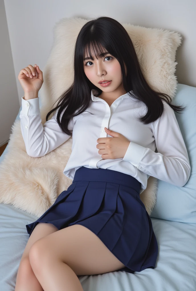 Change into white panties、