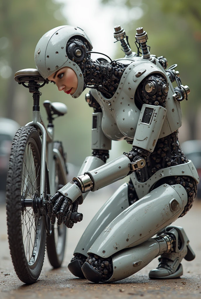 a very detailed illustration of a very sexy biomech skater girl with fit body rollerskating, wearing tight short and a tank top, no helmet  DaV1nc1  