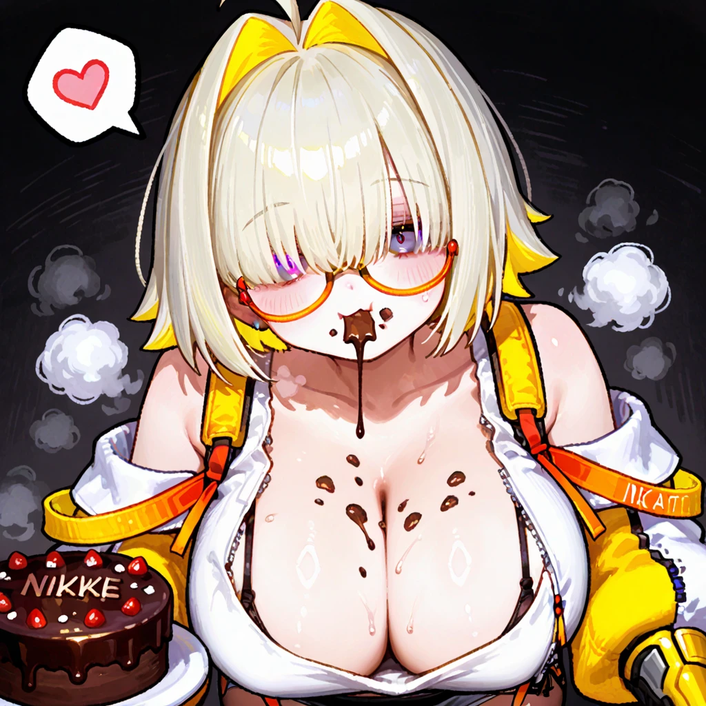 (nsfw:1.2), (((HHH))), a precious special eroticism porn scene, Express all her emphasized feelings through her facial expressions and posing,
full color, ultra masterpiece, ultra high quality, photorealistic:1.3, ultra high resolution, described in ultra fine detail down to the minutiae, sharp, clearly, textured, depth of field, professional composition and lighting, (close-up shot),
sexy, sensual, erotic, eros, horny, sexually aroused, (panting), sticky slimy, (raw), shiny, glaring, rich, sexual ecstasy paradise, a flashy eroticism porn party,
top grade flashy:1.1 virgin killer courtesan, ((She is coming almost right in front of me)), (looking up and (enraptured:1.1 rapt:1.1 (half-open)) bedroom eyes to downward camera view)),
wearing ((fine gold color (shiny super reflective (polished:1.5) metallic polyester) sexy lingerie mini bodycon dress)), (puffy nipples under the lingerie), (breasts spilling over the bra due to being tight), skindentation, Wedgie,
beautiful sexy face, detailed mouth:1.1, detailed too shiny lips:1.1, large firm breasts, oily wet translucent skin, blonde messy loose (updo) hair, gold simple necklace earrings,
((blush)), (((sweat))), a little particle sweat drops, (((steam))), ((sigh)), ((((drooling)))), (((((ecstasy))))), ((((orgasm)))), (((ahegao))), ((((cum on body)))),
ecstatic attentive escort service, energetically, ((blissful:1.5 ecstatic expression:1.1)), oral vagina, Drooling slimy tongue, She took a libido booster and her sexual energy has increased, Give me her special H service that captivates boys, handjob gesture,