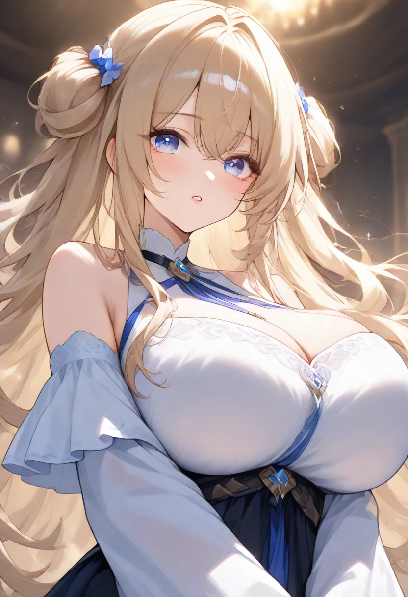 Big Breastsの女性, Blonde, colored feather, metal ornaments, colored Flowers, particle, Light, (masterpiece, 最high quality, 最high quality, Official Art, Beautiful and aesthetic:1.2), (1 girl:1.3), Very detailed,(Fractal Art:1.1),(colorful:1.1)(Flowers:1.3),Most detailed,(Dynamic pose), (Abstract background:1.3), (Shiny skin), (Many colors :1.4), ,(Earrings:1.4), (feather:1.4),masterpiece, 最high quality, 30~40 years, Full Body Shot, Mature Woman, 美しい Mature Woman,Captivating smile, Thick lips, Plumpとした唇, blush, Looking at the audience, Provocative expression, Cleavage, Plump、Curvy Hips、Attractive face、Mischievous face、An inviting gaze、Expressing emotions,Standing position、Gorgeous accessories and various hairstyles，Gold headband，Ample breasts，Uneven buttocks，Greek clothing，Tulle covers the chest，Perfect balance, Detailed clothing details,Temple，marble，Statue of God，cinematic Lighting, Film Grain, contrast of Light and dark, 8k, masterpiece, Very detailed, Attention to detail, high quality, High resolution, masterpiece, 最high quality, Very detailed, Big Breasts, Are standing, Cowboy Shot, Looking at the audience, Outdoor, blush, 1 girl, (masterpiece:1.3), (High resolution), (8k), (Very detailed), Perfect Face, Beautiful eyes and face, (((最high quality))), (Very detailed), Detailed face and eyes, (alone), High resolution、Beautiful eyes,(((Sexy pose)))、(((Full body depiction)))