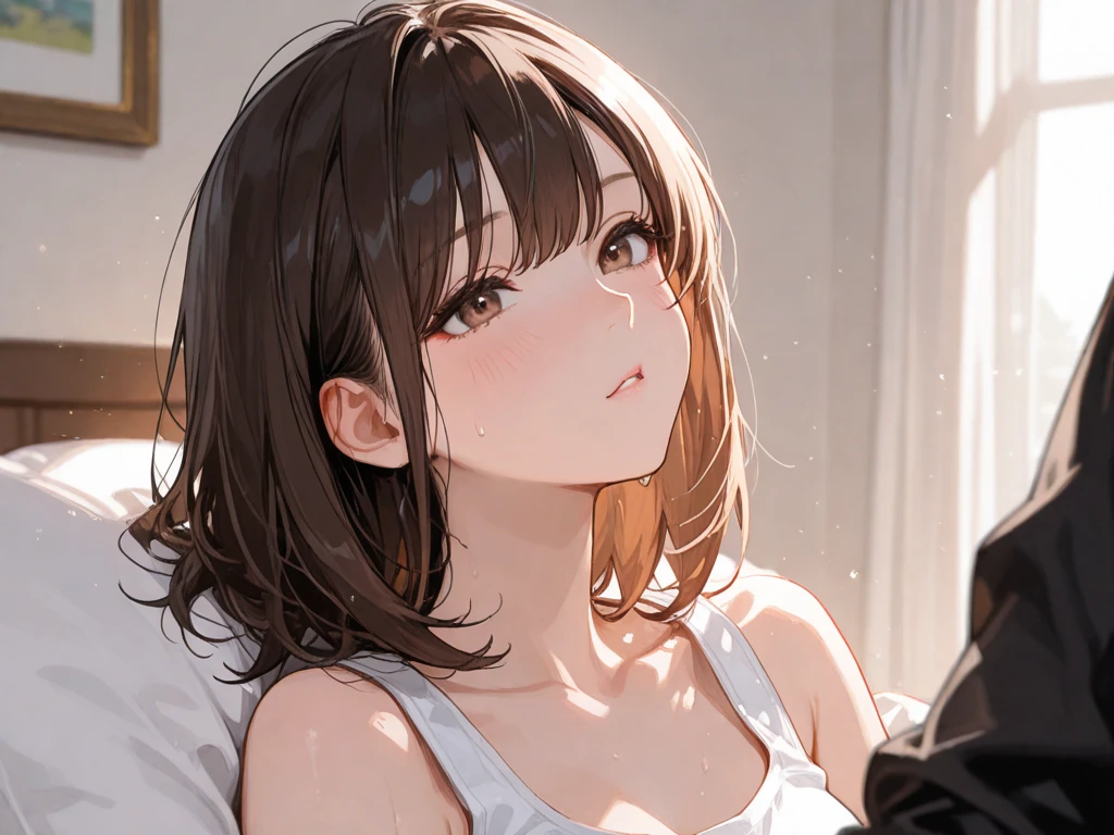 (Night:1.7), Modern apartment, high rise, CityView, Before Window,
Standing at attention,Hands Down,
Green shirt,long sleeves, cleavage, collarbone,
Glasses,brown hair,purple eyes,braid,single braid,yellow hair ornament,
1 girl, 20yo,Young female,Beautiful Finger,Beautiful long legs,Beautiful body,
Beautiful Nose,Beautiful character design, perfect eyes, perfect face,expressive eyes,
looking at viewer, in the center of the image,(Upper_body),(Focus on her face),
official art,extremely detailed CG unity 8k wallpaper, perfect lighting,Colorful, Bright_Front_face_Lighting,shiny skin,
(masterpiece:1.0),(best_quality:1.0), ultra high res,4K,ultra-detailed,
photography, 8K, HDR, highres, absurdres:1.2, Kodak portra 400, film grain, blurry background, bokeh:1.2, lens flare, (vibrant_color:1.2)
(Beautiful,large_Breasts:1.4), (beautiful_face:1.5),(narrow_waist),