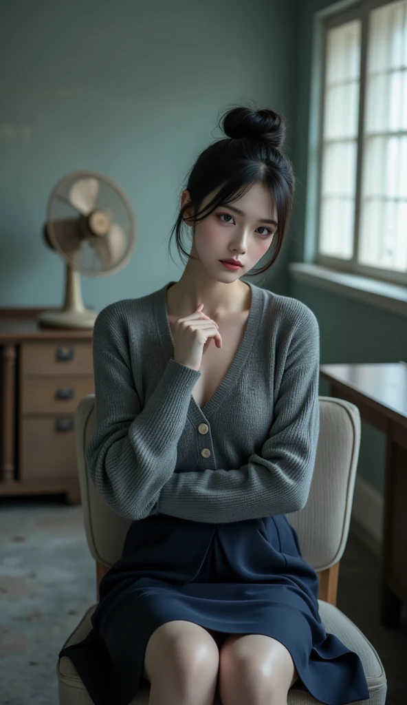 best qualtiy，tmasterpiece，超高分辨率，（fidelity：1.4），RAW photogr，1girl，love heart，cropped shoulders，cinmatic lighting。