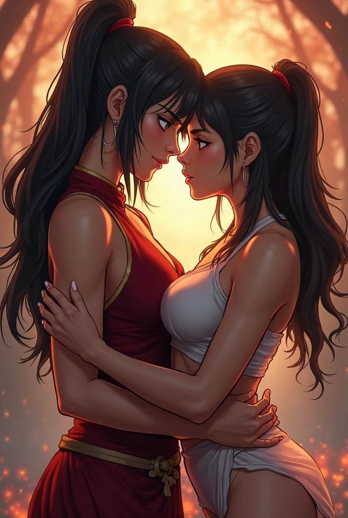 Romantic couple kissing in the wind, boy,Monkey D Luffy, High-haired girls,Boa Hancock, glowing stars,Glow effects,Heart-shaped bubbles,the night,he Ferris wheel,fire works,The face is clear and accurate,detail in face,super-fine,16K resolution,high qulity,Movie Lighting,High picture detail,dynamic viewing angle,Detailed pubic hair,Epic shooting,oc rendered. OnePiece