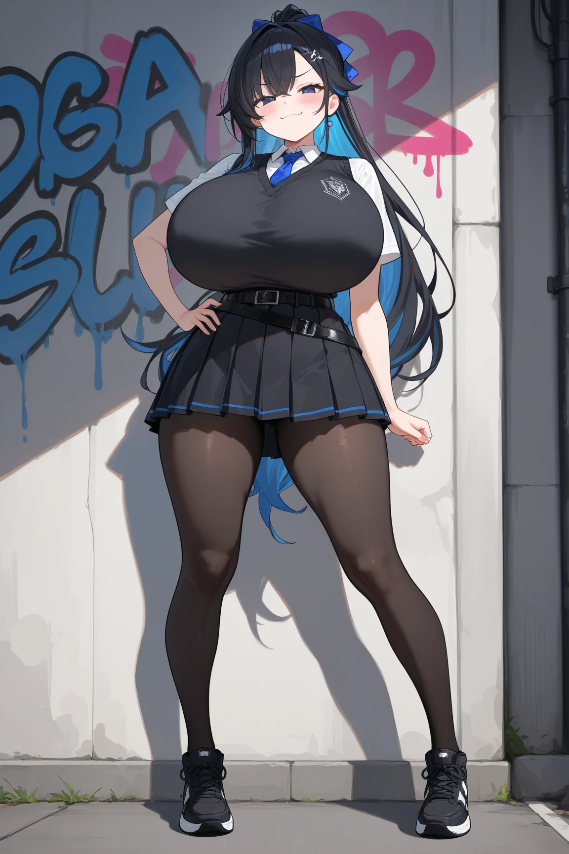 (gigantic cleavage breasts:1.4),black color hair,Black pantyhose,No shoes,no skirt,revealing breasts,比基尼,raining day,Full body like,stand posture