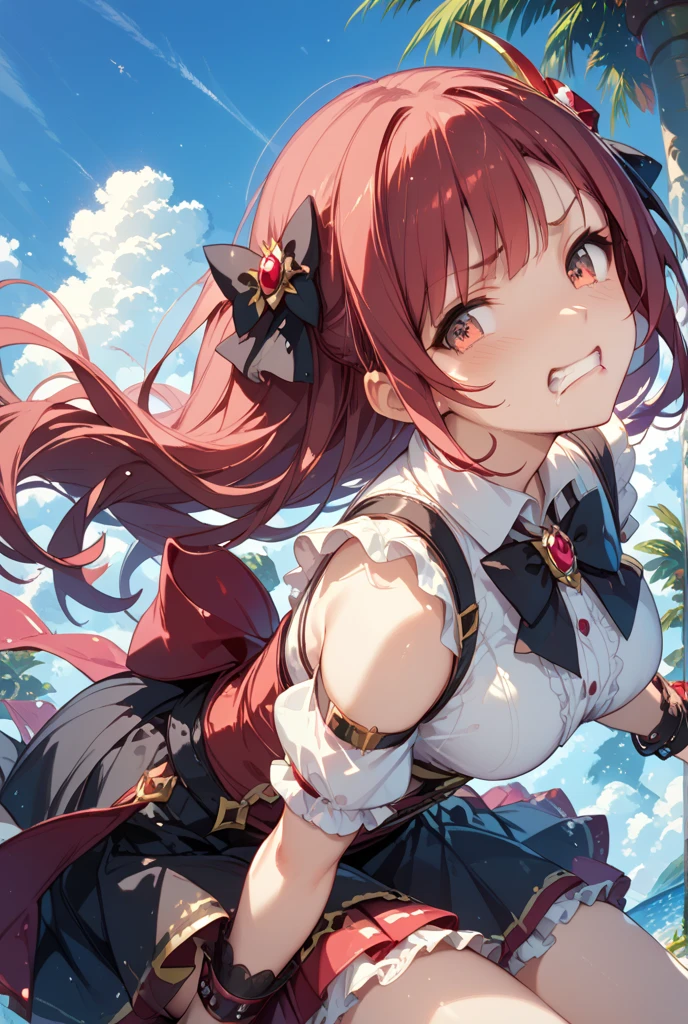 (mystical:1.4), Cosmos Field、(cosmos:1.5) (1girl in, Solo:1.4), Cute, (Chibi:1.6),Detailed small breasts, Raise your left hand、Rising Sun rains down on her left hand in a fantastic scene、A fantastic pre-beat where strong winds materialize all over the area and cosmos petals soar、Visual effects that make her spot beautiful、 ((Writing line transparency Highest quality Best work Concept art.))、Beautiful illustration, pastel color, Illustration style, Realistic skin feeling, Realistic materials、watercolor paiting, A background with detail, three-dimensionality and depth