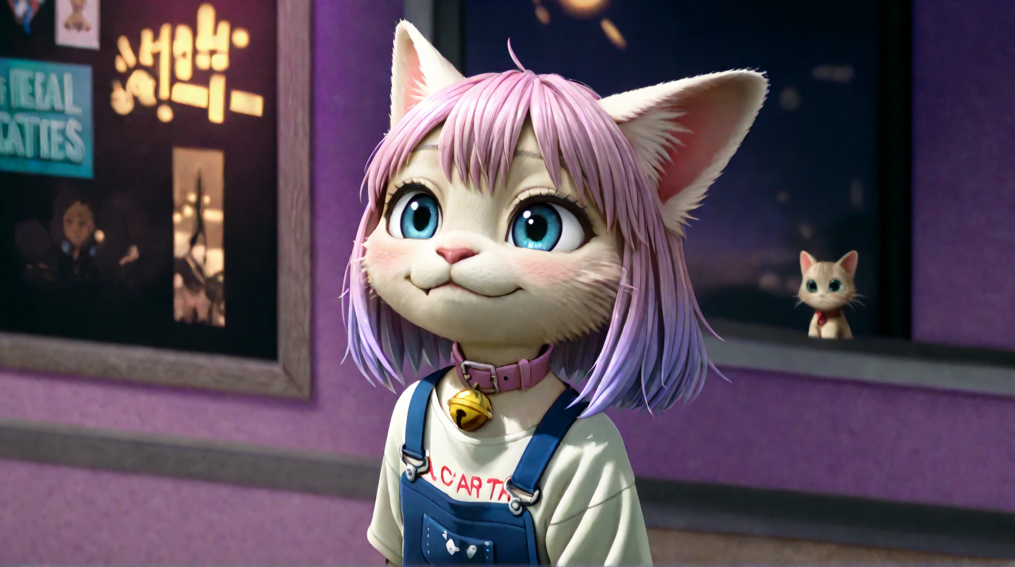 Eye, Animal Crossing Muscle, hairy, Blue Hair, Hair accessories, Yellow skin, 黑Eye, White Dress, Tail, Looking at the audience, Serious, Cross your legs, from_below, His sofa, Inside the living room, Hieroglyphics, high quality, masterpiece, 1 Girl，Cat ears，Dark skin tone，clothing，earrings，Jackal ears，Jewelry，Long hair, White Dress, Sit at your desk, She wrote a heartfelt letter, Her expression is both nostalgic and wistful, Dramatic Lighting, Detailed background, masterpiece, best quality, high quality, absurd, The award-winning, professional, Very detailed
