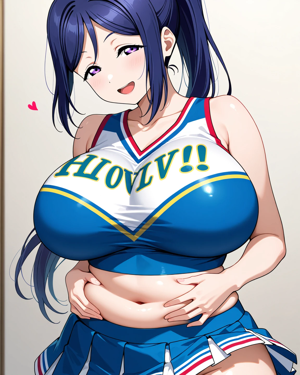 (((gigantic breasts))),{{Huge breasts!!}},{{{cheerleader!!!}}},torso,mannequin,White background,