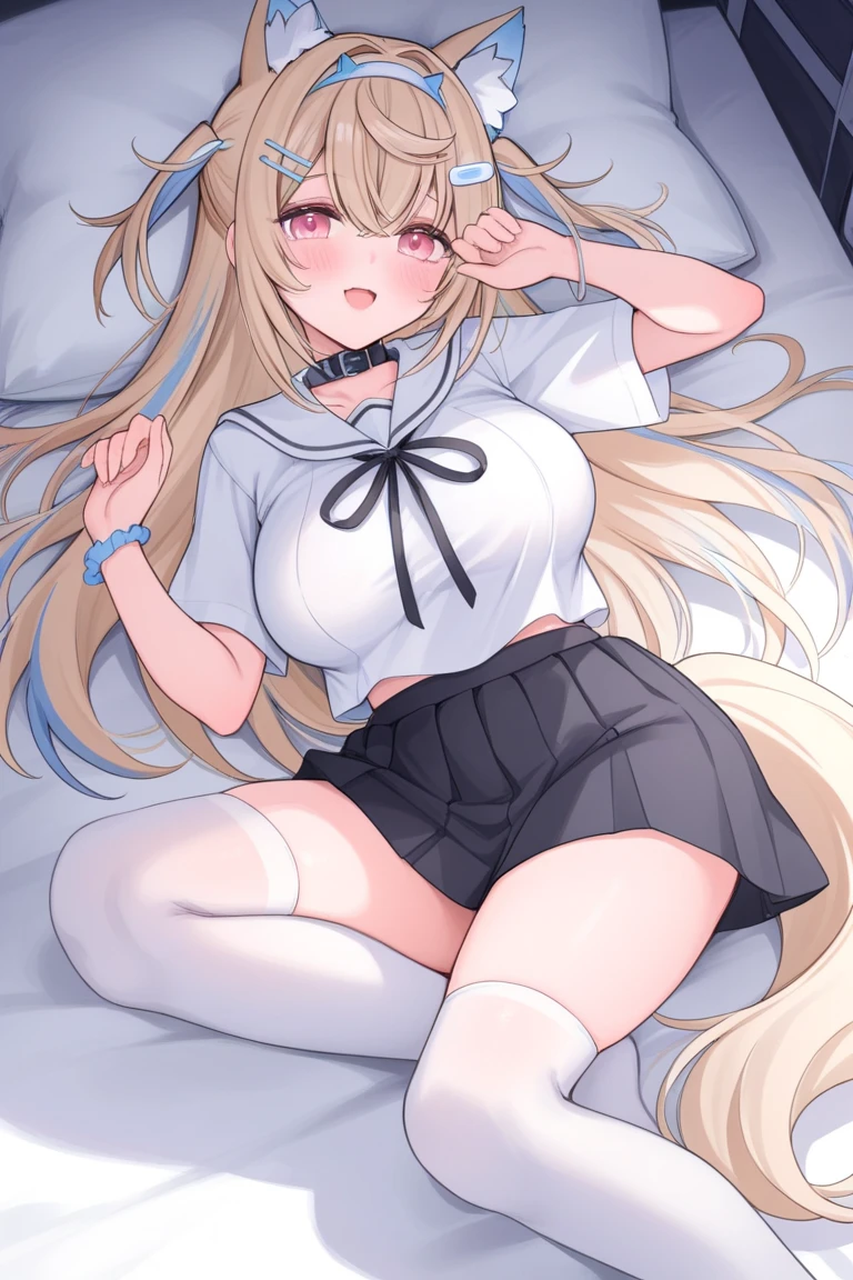 high school girl、Gal、Blonde、Party people、Galメイク、mascara、eye shadow、teenager、Brown Skin、Beautiful woman、Very thick thighs、Unbuttoned shirt、loose socks、Scrunchie、Acme Face、Best image quality、High resolution、masterpiece、super high quality、Thick pubic hair、Screaming orgasm face、Leopard print panties、Leopard print bra、Very big ass、Very large breasts  、Blushing、4K quality、Blushing、Cry of ecstasy、Sweaty all over、Heavy breathing、Cowboy Shot、Shaking breasts、上下にShaking breasts、Penis sheath、Cowboy Shot、Have sex with a man、Multiple menに囲まれている、Multiple men、{highest quality}, {so beautiful}, {Super detailed}, {Best illustrations}, Browsing Caution, girl, Blowjob, penis